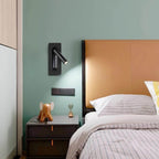 Bedside LED Wall Lamp — Compact Reading Sconce in Four Finishes