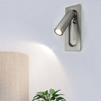 Bedside LED Wall Lamp — Compact Reading Sconce in Four Finishes