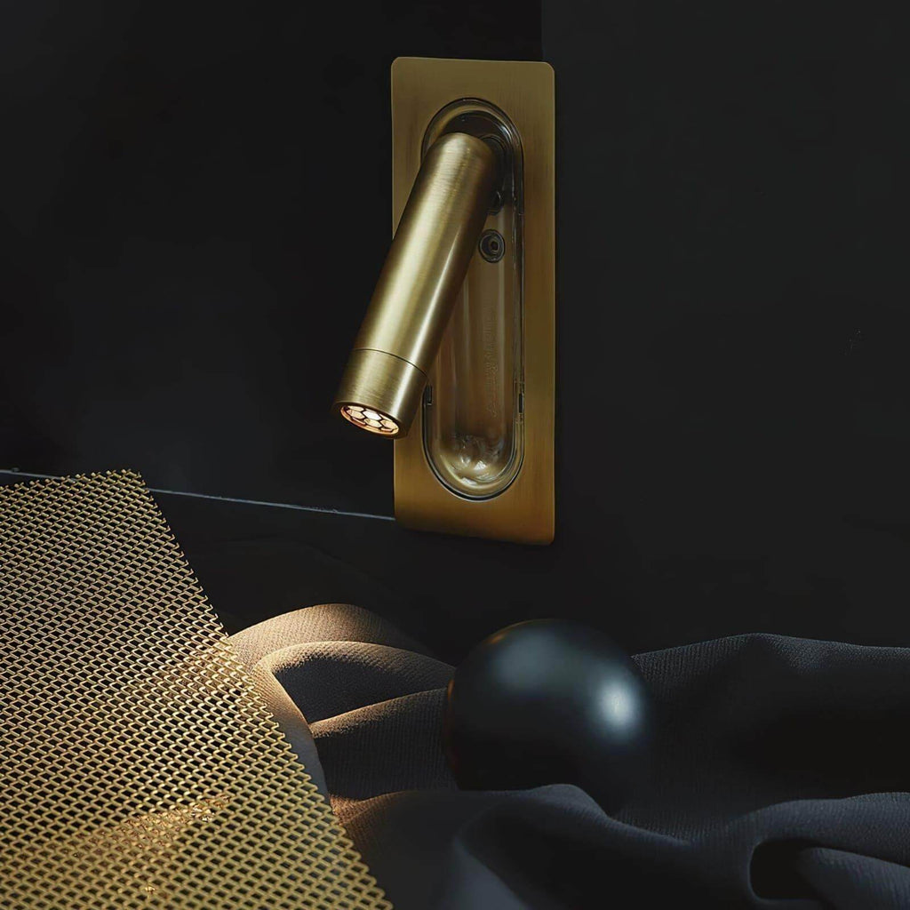 Bedside LED Wall Lamp — Compact Reading Sconce in Four Finishes