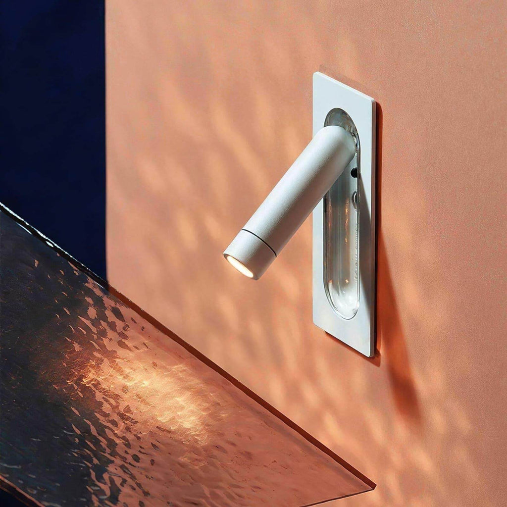 Bedside LED Wall Lamp — Compact Reading Sconce in Four Finishes