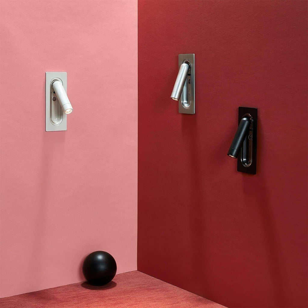 Bedside LED Wall Lamp — Compact Reading Sconce in Four Finishes