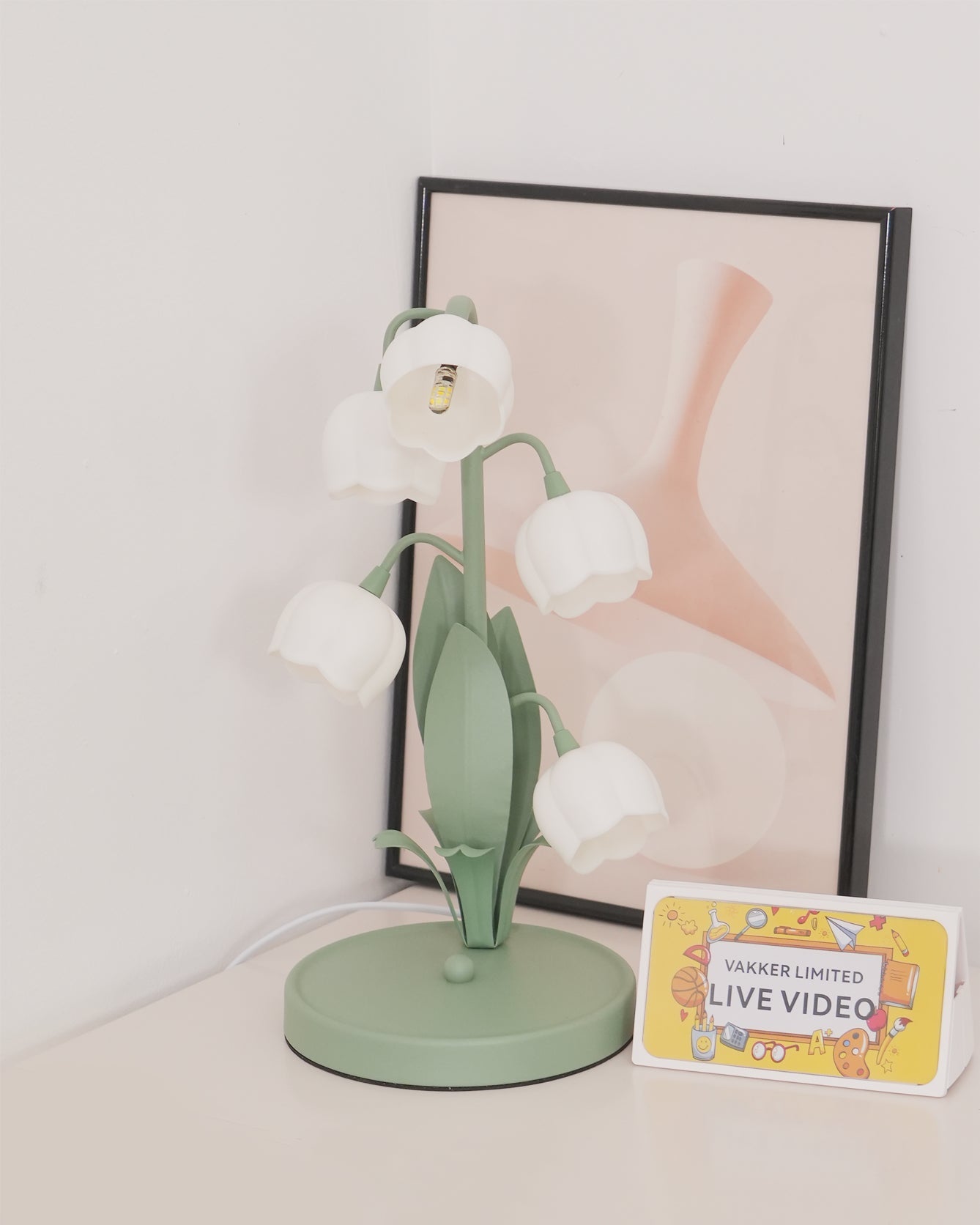 Bell Orchid Table Lamp
