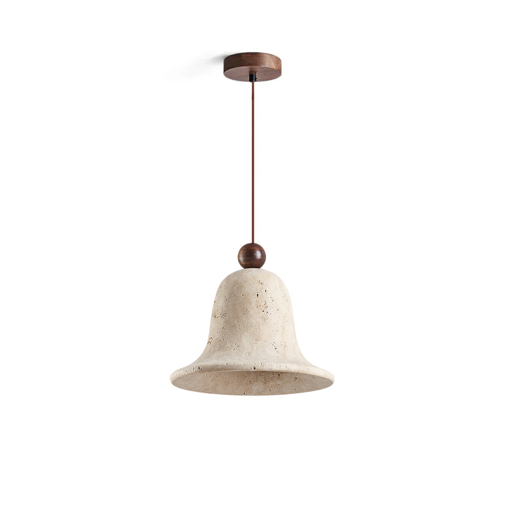 Bell Travertine Pendant Light