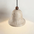 Bell Travertine Pendant Light