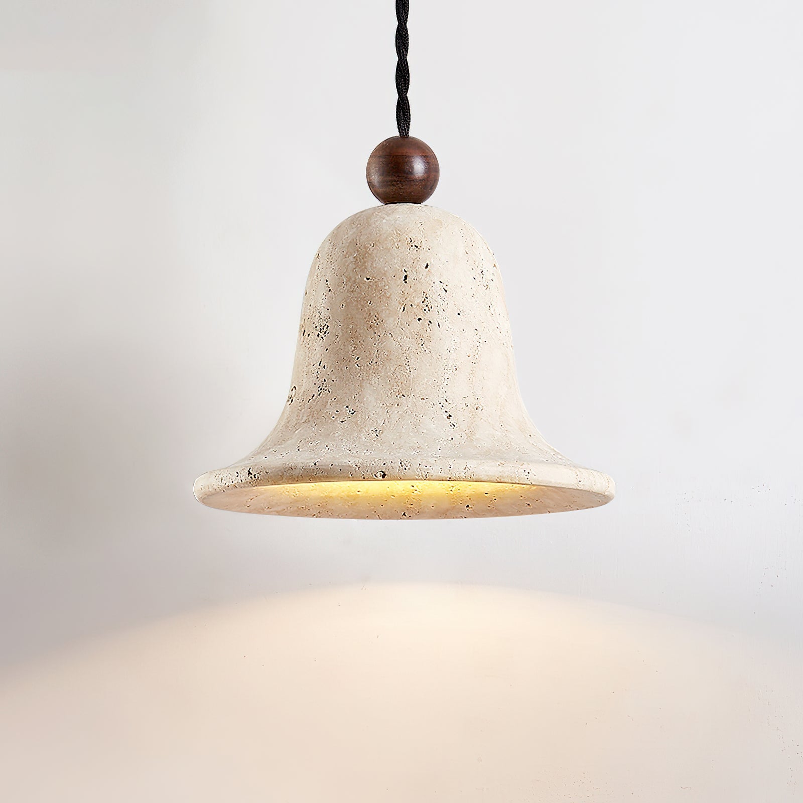 Bell Travertine Pendant Light