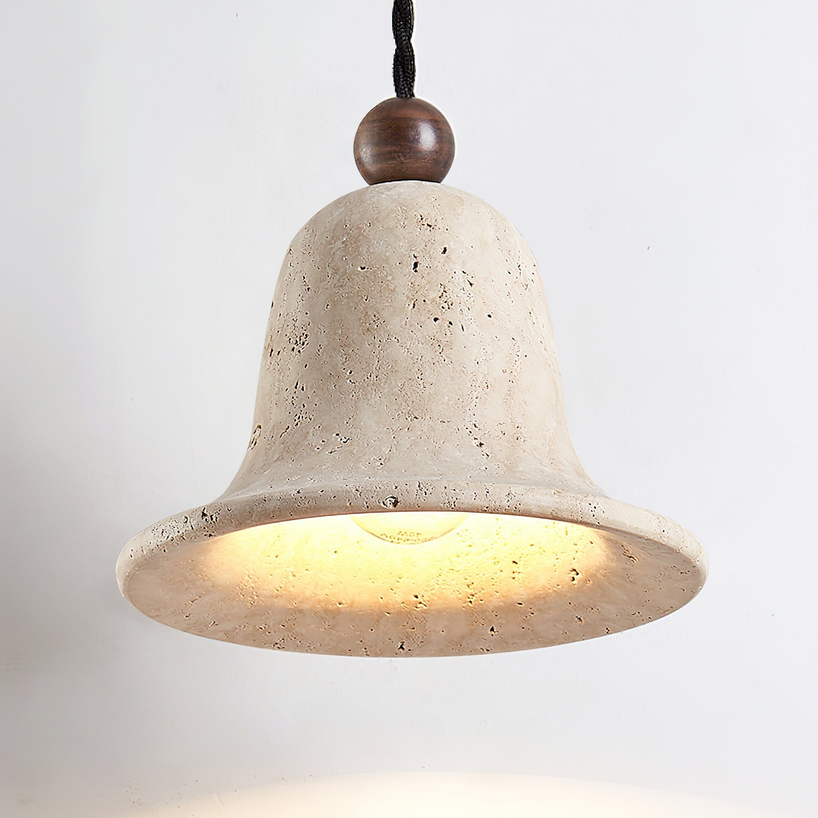 Bell Travertine Pendant Light