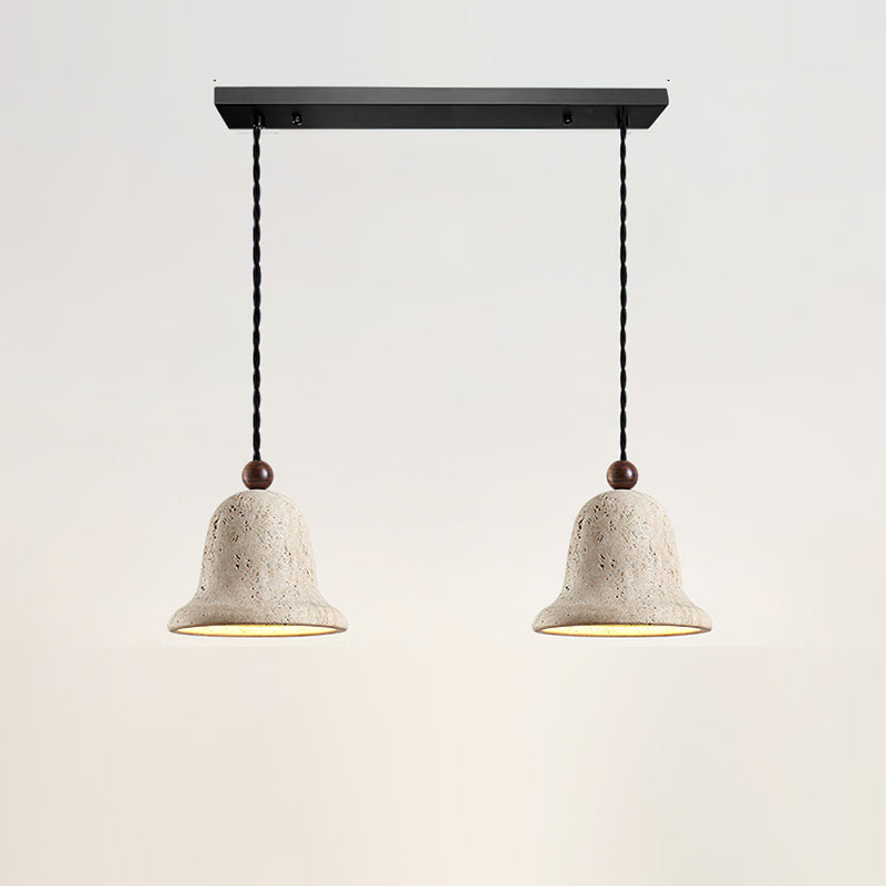 Bell Travertine Pendant Light