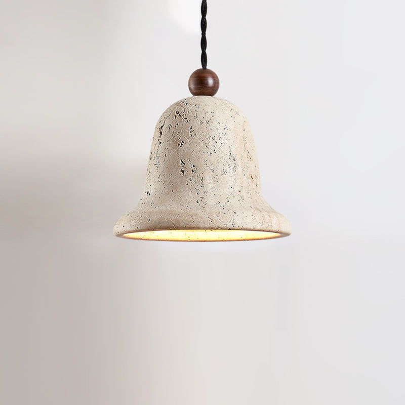 Bell Travertine Pendant Light