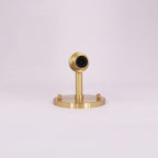 Round White Glass Bedroom Wall Lamp