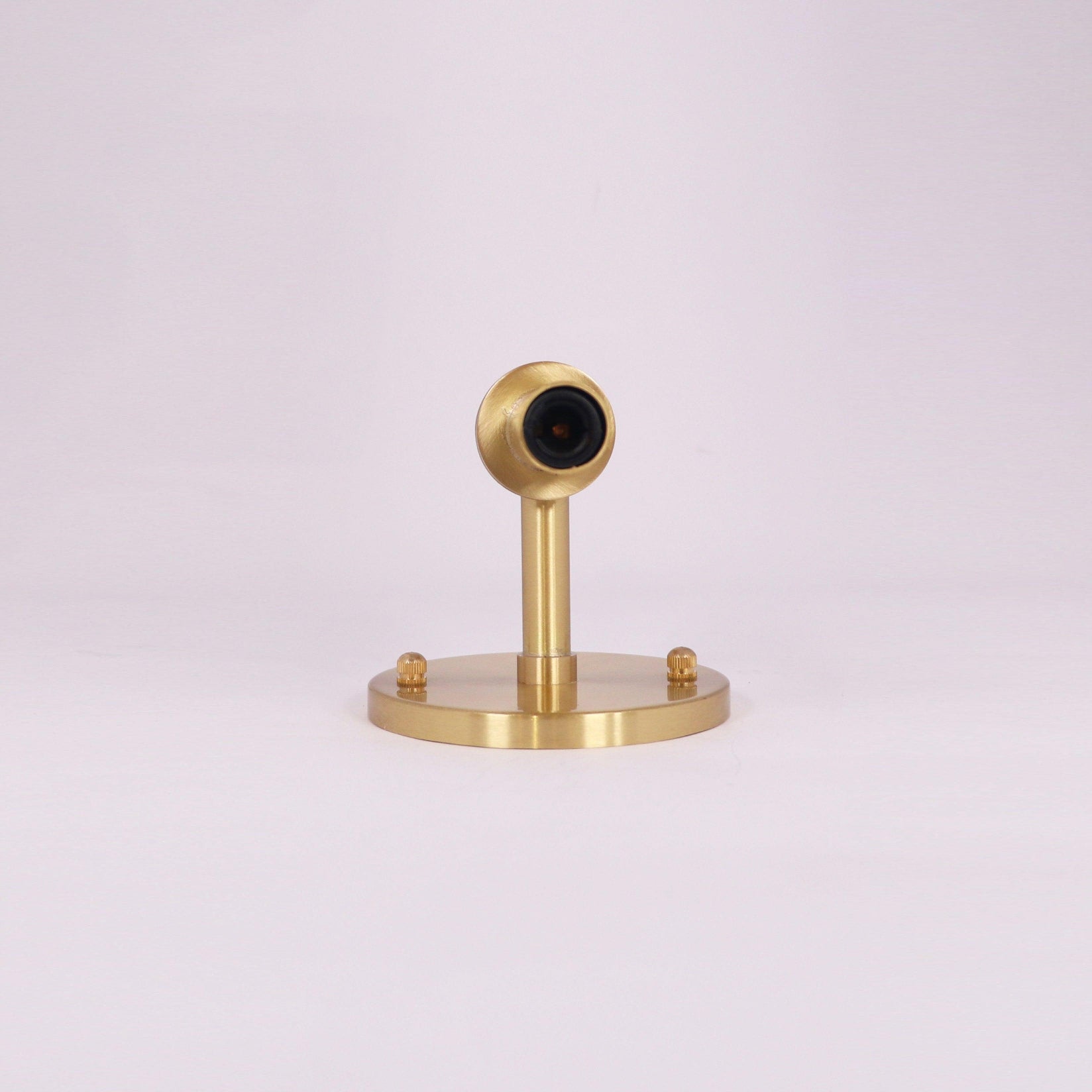 Round White Glass Bedroom Wall Lamp