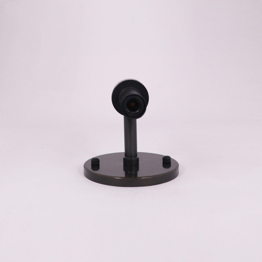 Round White Glass Bedroom Wall Lamp