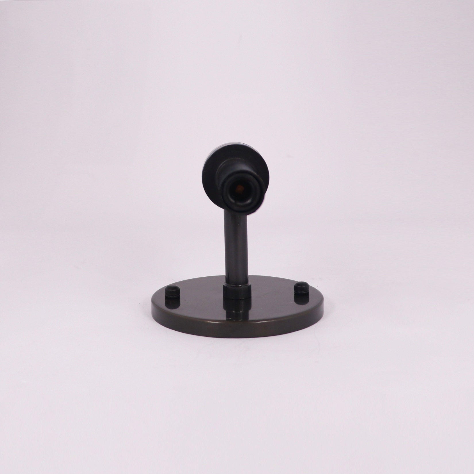 Round White Glass Bedroom Wall Lamp