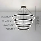 Circle Layered Living Room Chandelier