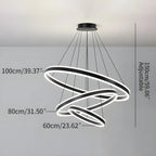 Circle Layered Living Room Chandelier