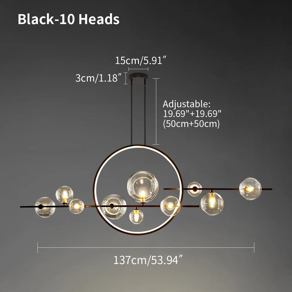 Archipelago Modern Glass Ball Chandelier