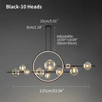 Archipelago Modern Glass Ball Chandelier