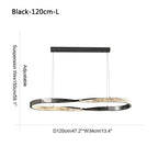 Modern Simple Mobius Circle Chandelier