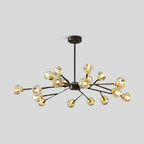 Crystal Ball Round Cluster Chandelier