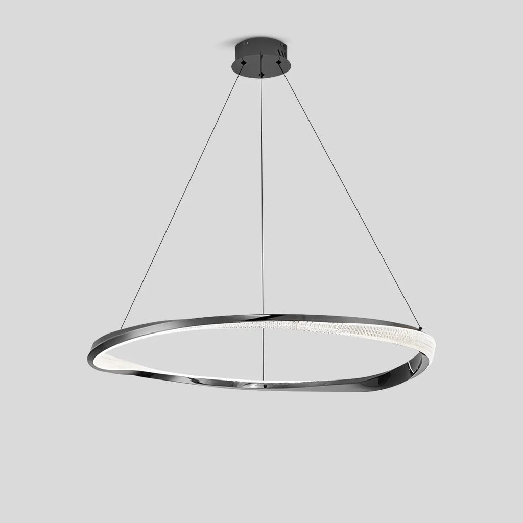 Modern Simple Mobius Circle Chandelier