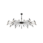 Modern Adjustable Candelabra Chandelier for Living Room