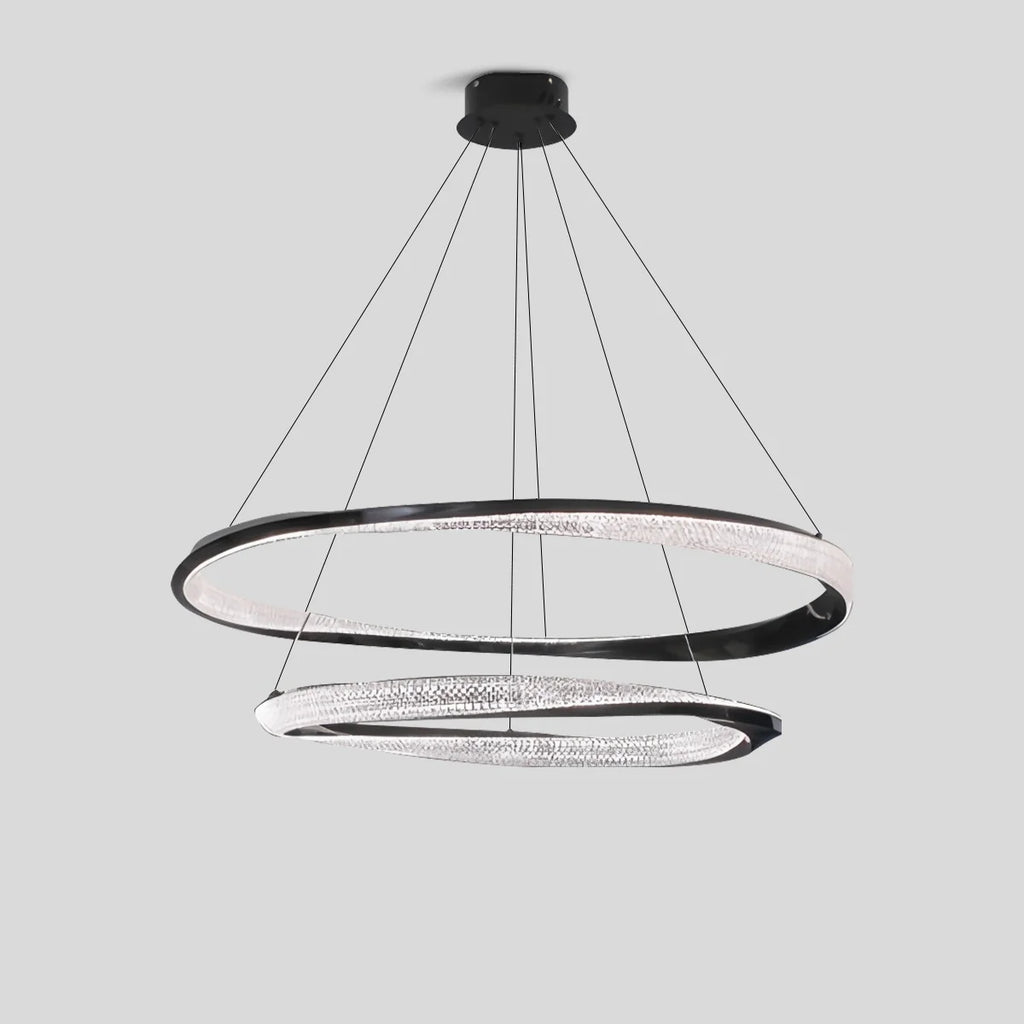 Modern Simple Mobius Circle Chandelier