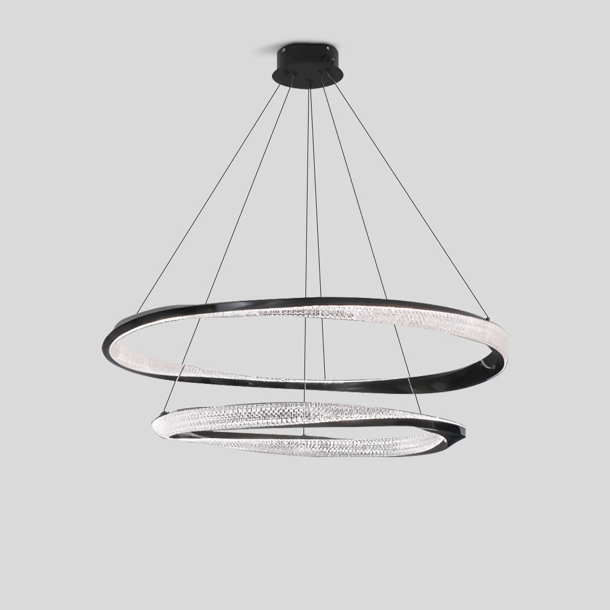Modern Simple Mobius Circle Chandelier
