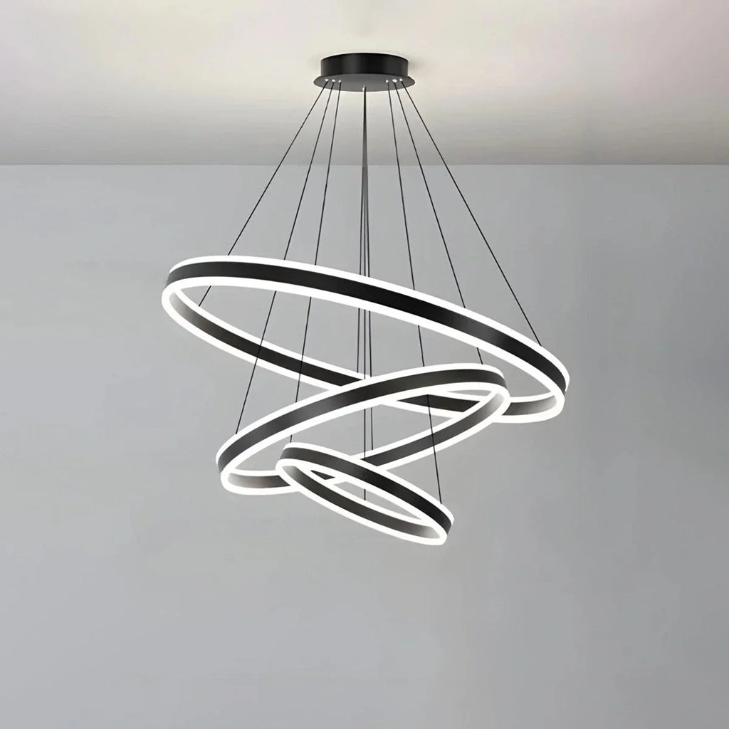 Circle Layered Living Room Chandelier