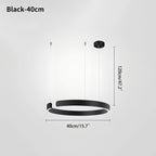 Modern Ring LED Chandelier for Living Room