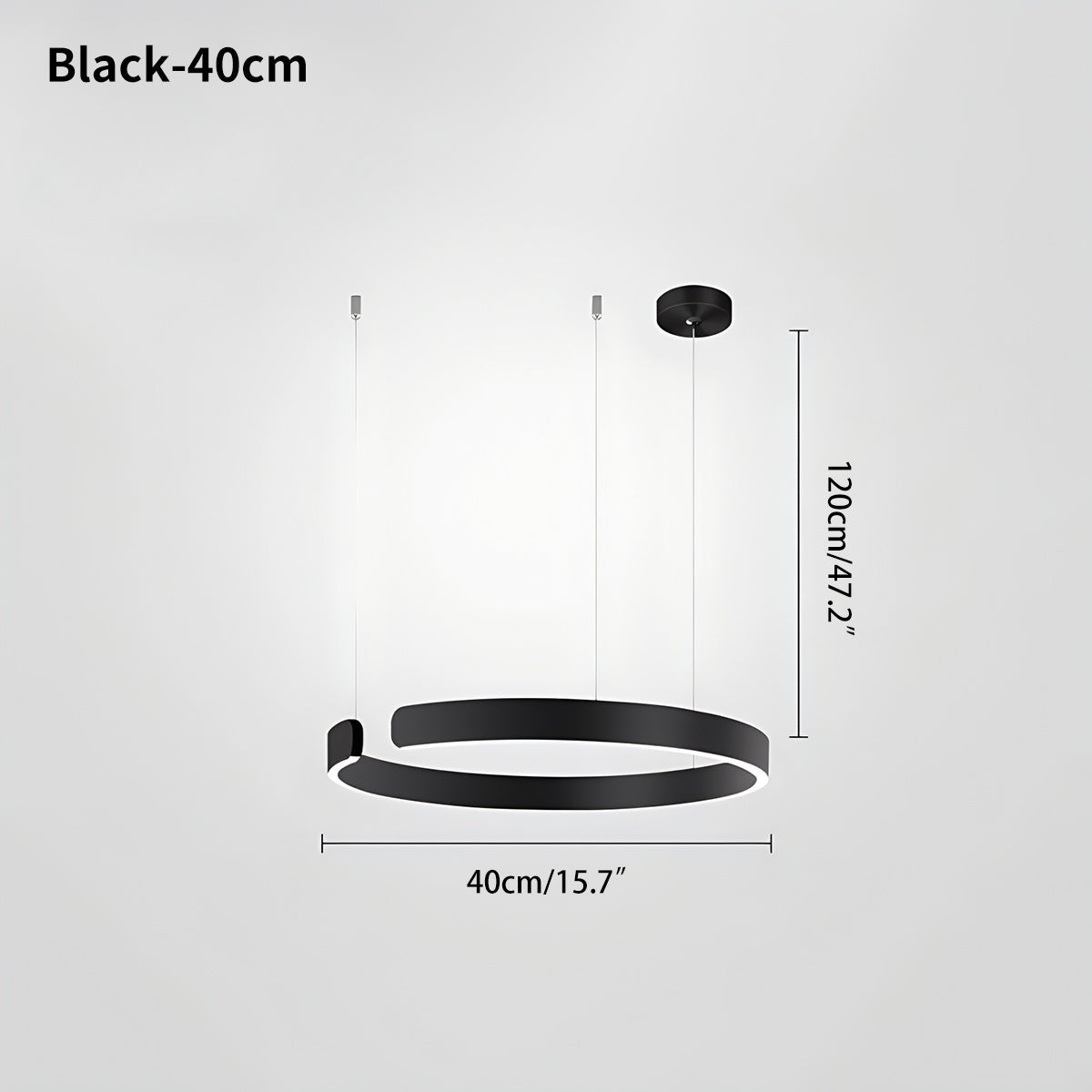 Modern Ring LED Chandelier for Living Room