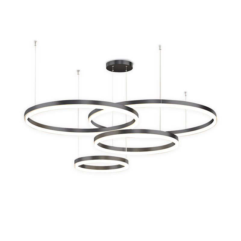 Modern Wireless Ring Chandelier Ceiling Lamp