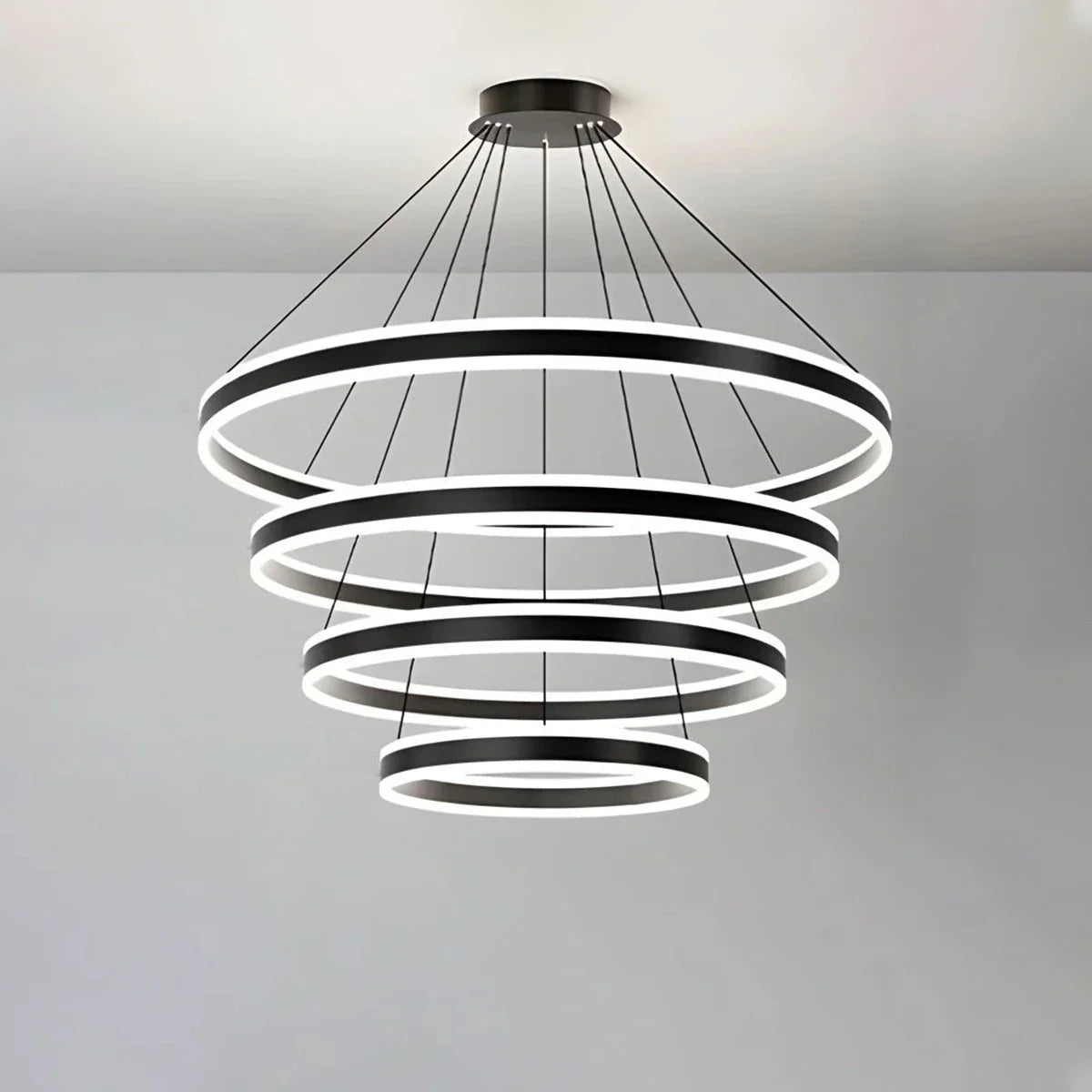 Circle Layered Living Room Chandelier