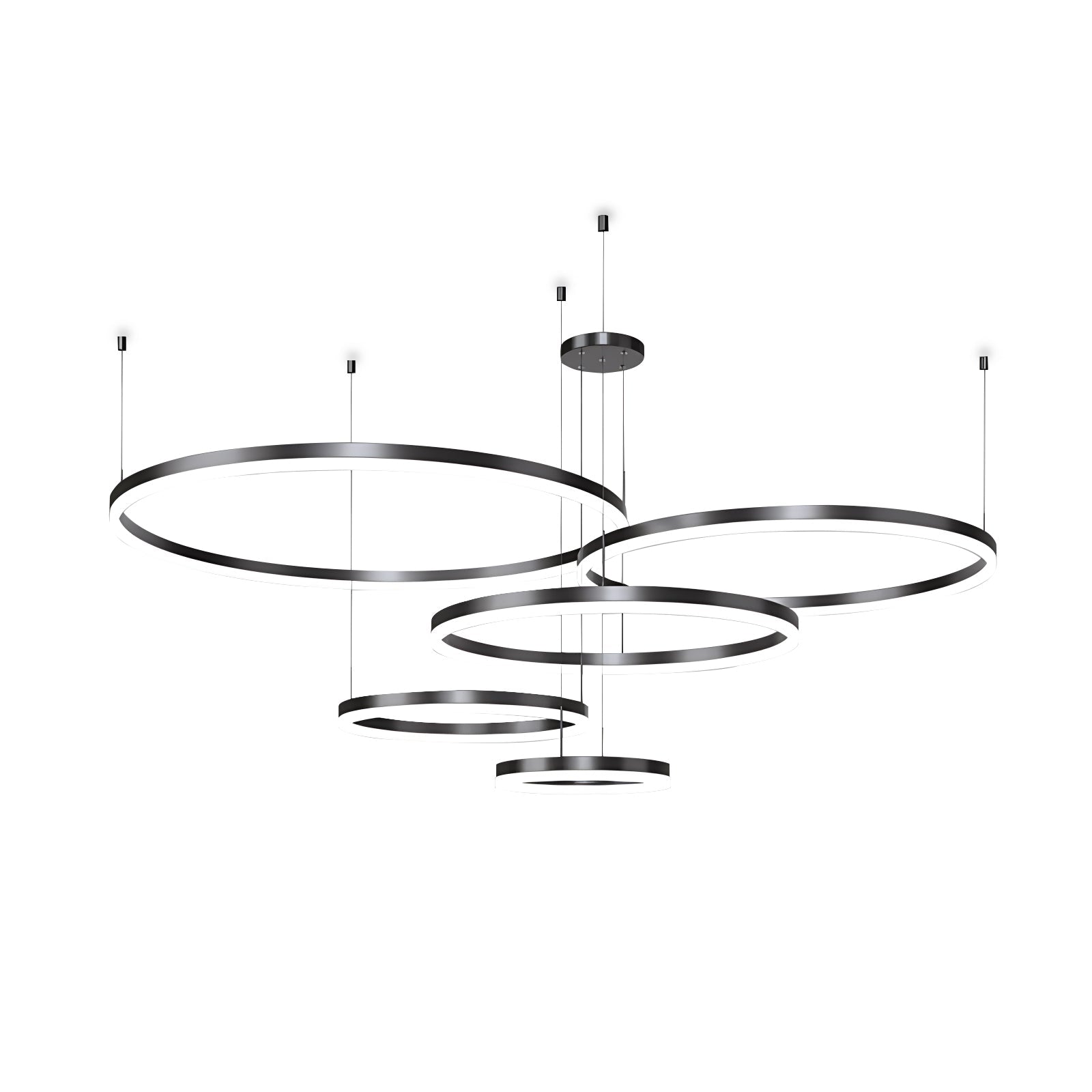 Modern Wireless Ring Chandelier Ceiling Lamp