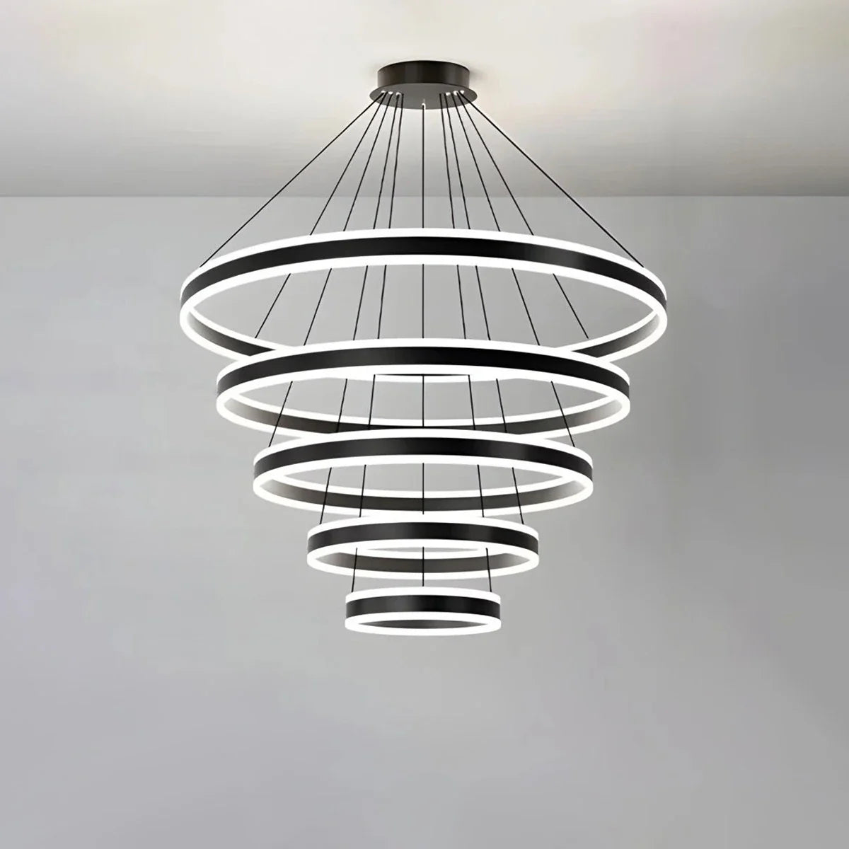 Circle Layered Living Room Chandelier
