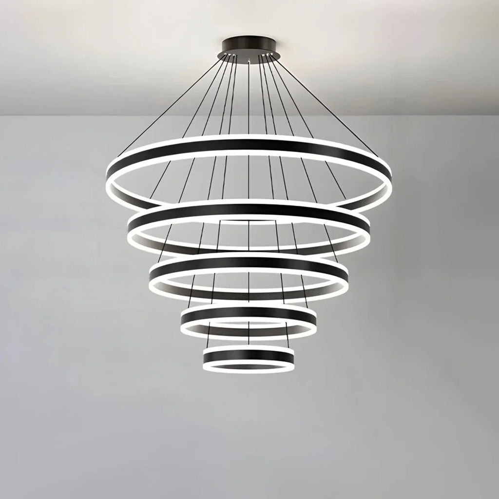 Circle Layered Living Room Chandelier