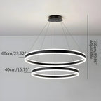 Circle Layered Living Room Chandelier
