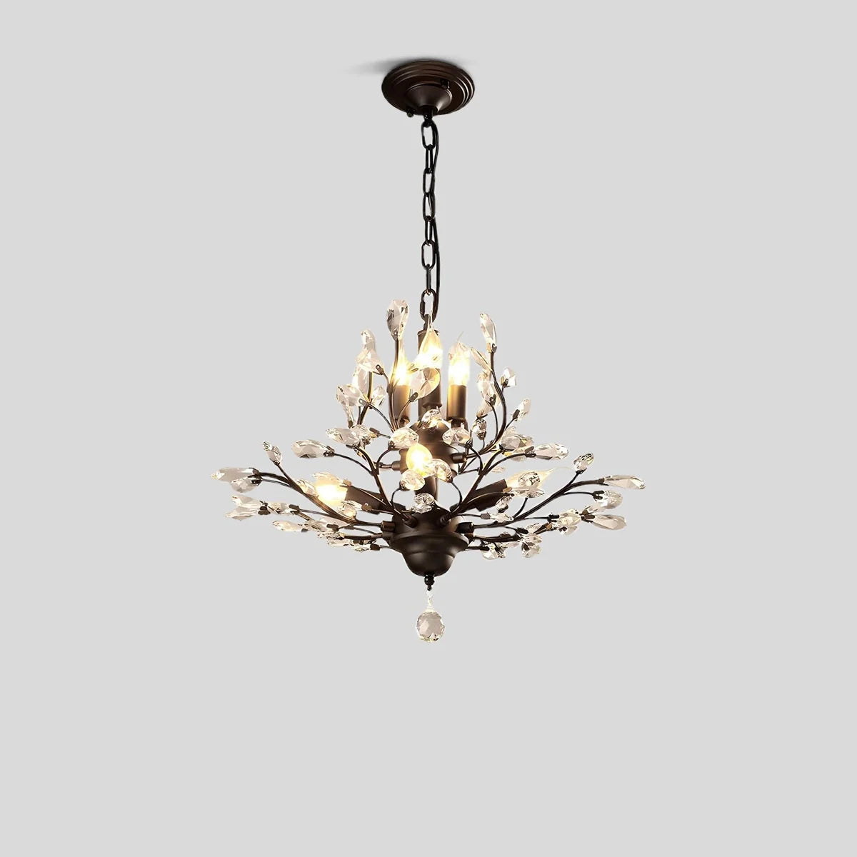 Tree Branch Crystal Chandelier for Living Room