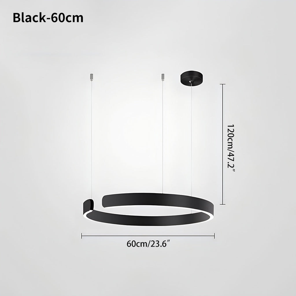 Modern Ring LED Chandelier for Living Room