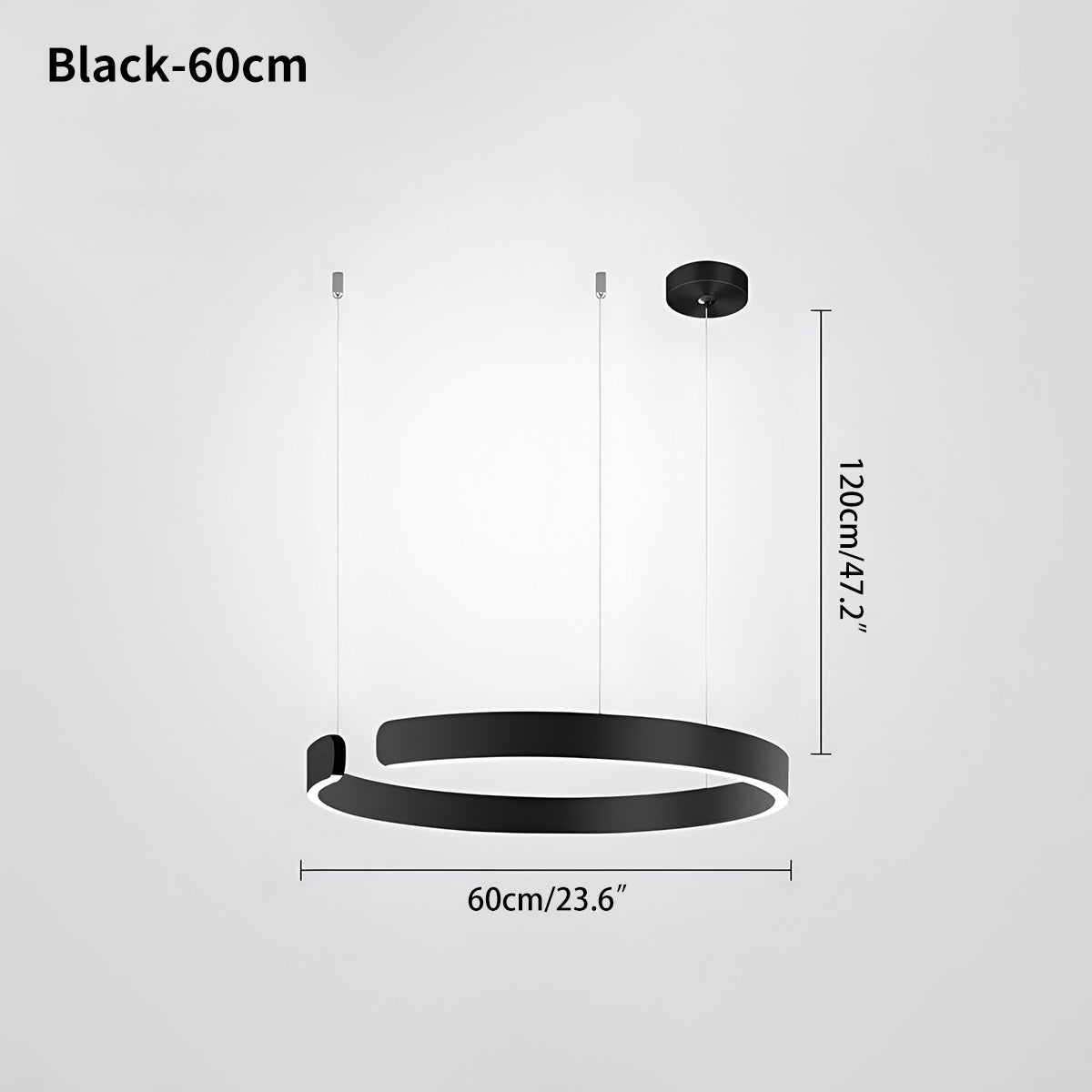 Modern Ring LED Chandelier for Living Room