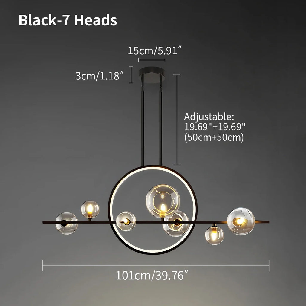 Archipelago Modern Glass Ball Chandelier