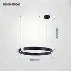 Modern Ring LED Chandelier for Living Room