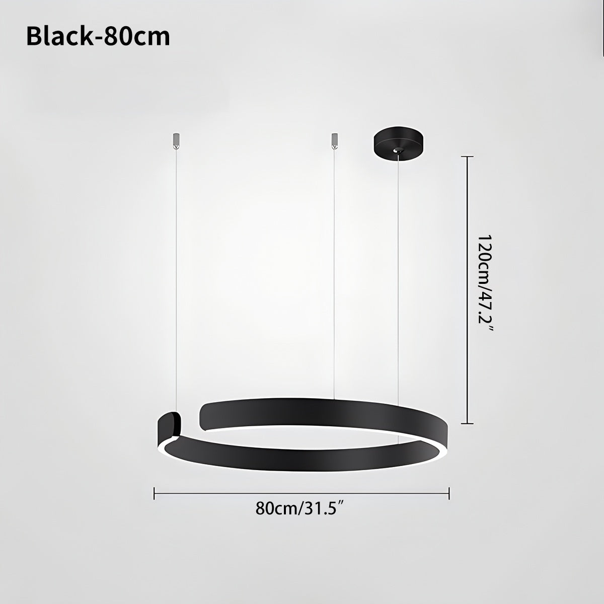 Modern Ring LED Chandelier for Living Room