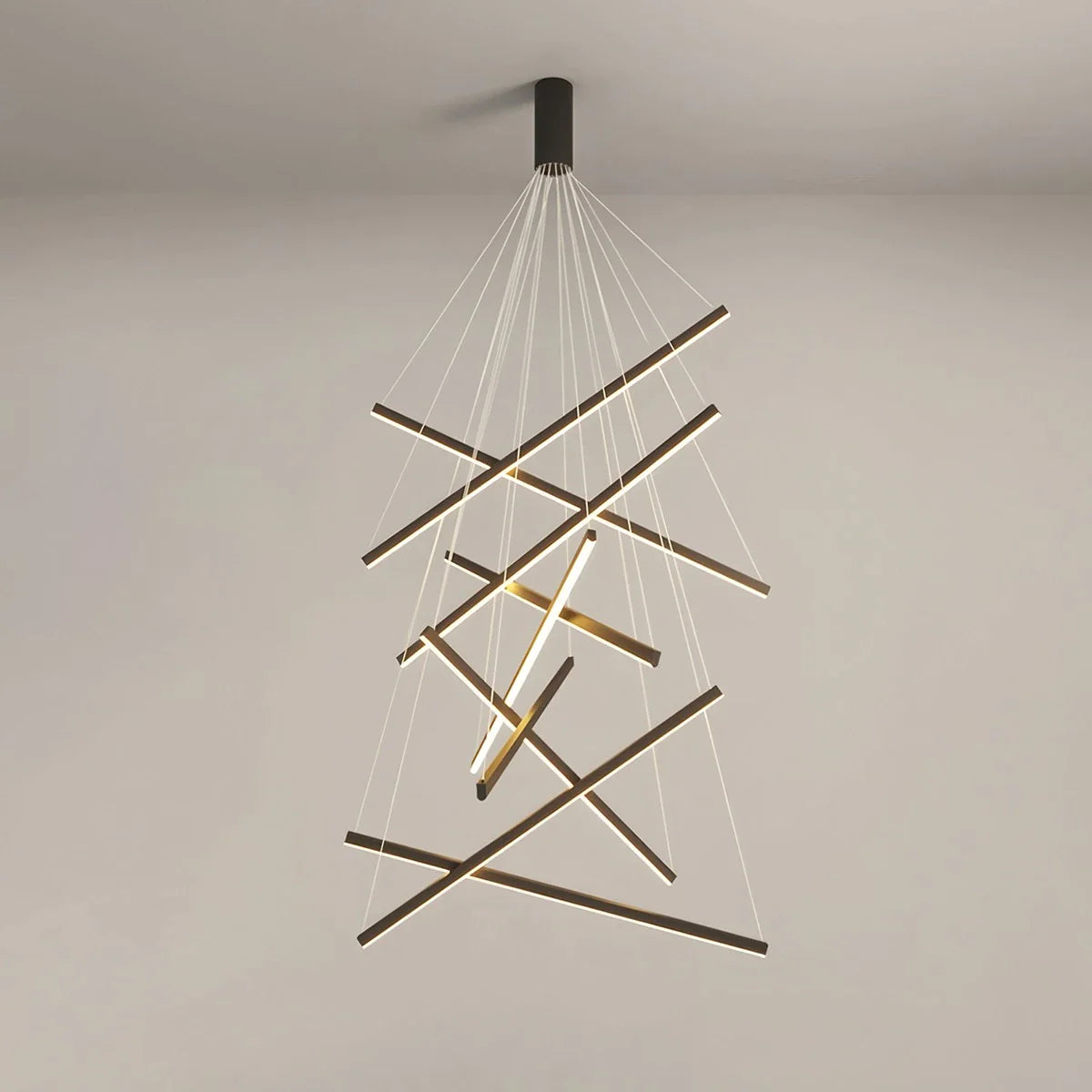 Custom Multi Light Sticks LED Chandelier