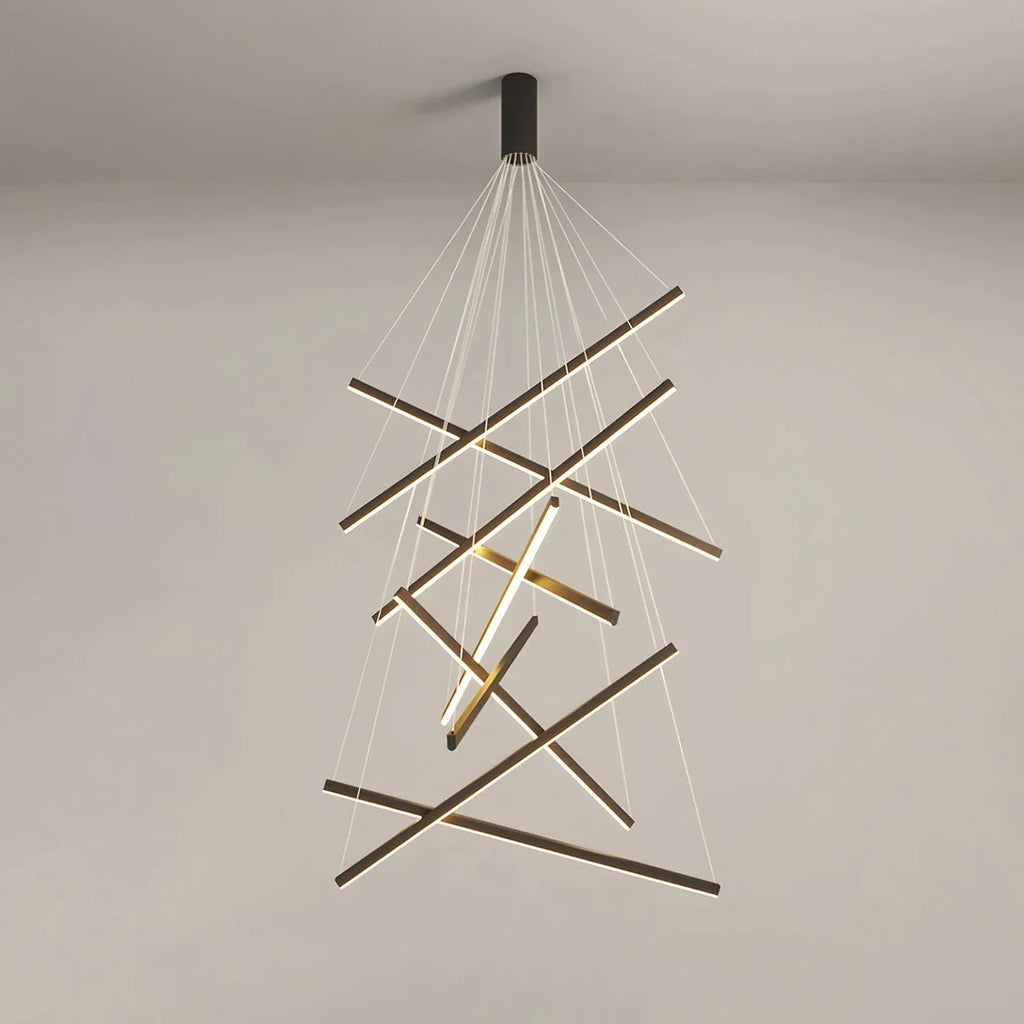 Custom Multi Light Sticks LED Chandelier