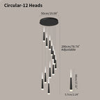 Meteor Shower Chandelier for Staircase