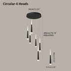 Meteor Shower Chandelier for Staircase