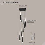 Meteor Shower Chandelier for Staircase