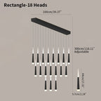 Meteor Shower Chandelier for Staircase