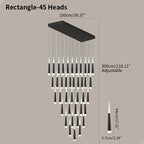 Meteor Shower Chandelier for Staircase