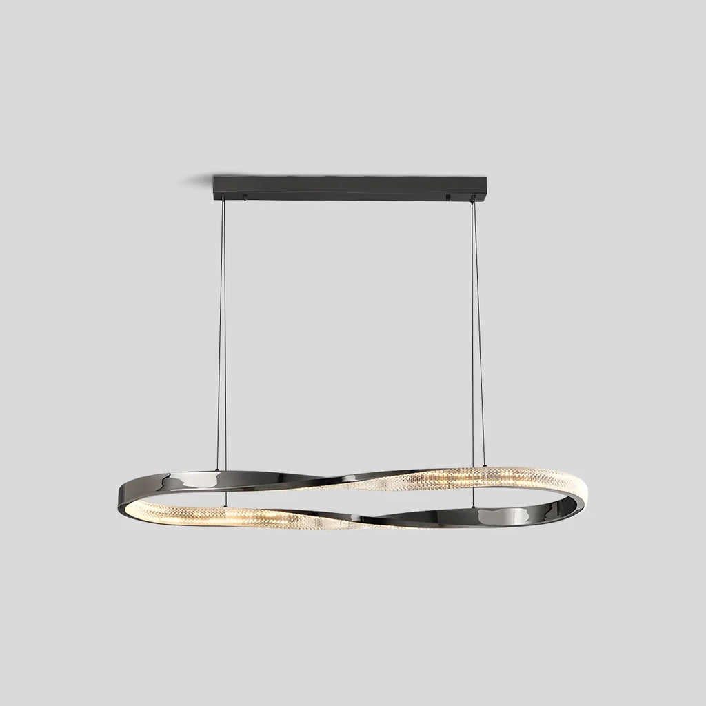 Modern Simple Mobius Circle Chandelier