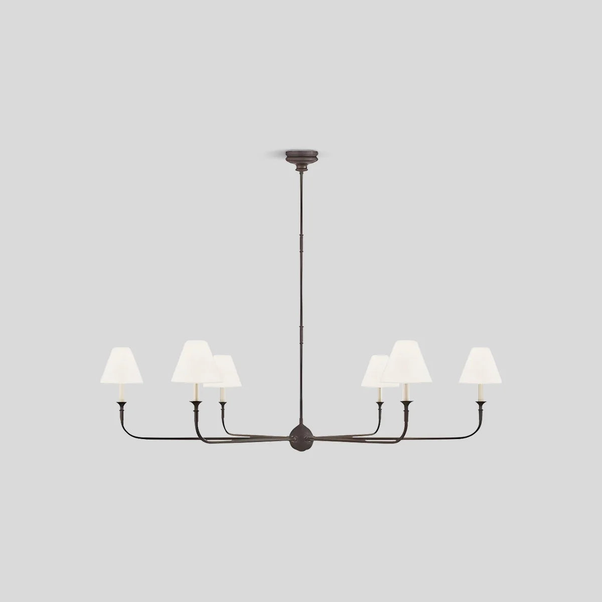 Vintage Retro Metal Chandelier